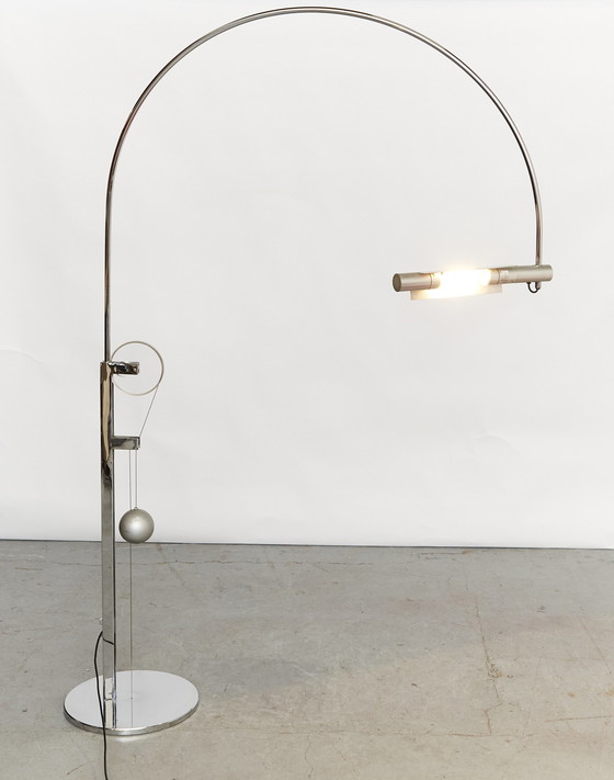 Image 1 of Rico and Rosemarie Baltensweiler "Halo Mobil" floor lamp for Swisslamps International