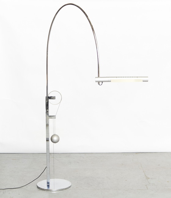 Image 1 of Rico and Rosemarie Baltensweiler "Halo Mobil" floor lamp for Swisslamps International