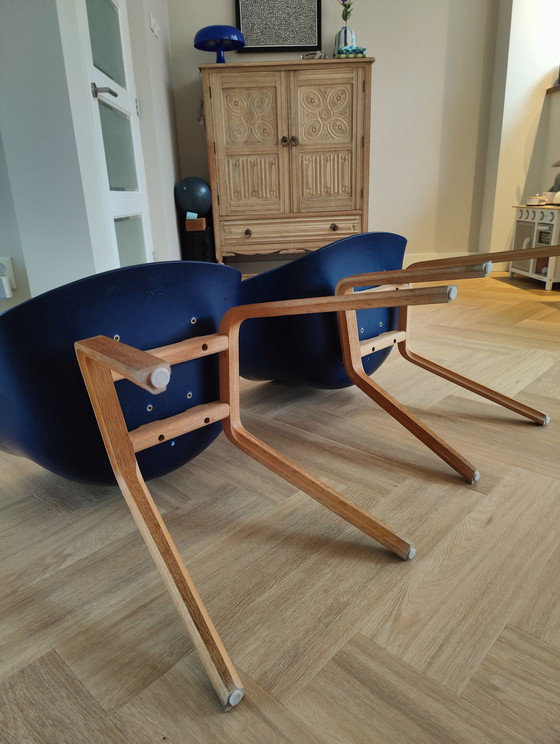 Image 1 of 2X Hay Aac 22 Dining Chair Blue