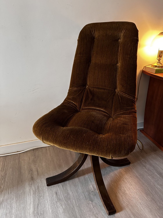 Image 1 of Scandinavian Swivel Armchair