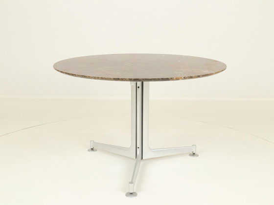 Image 1 of Round Dining Table By Freben Fabricius & Jorgen Kastholm For Kill International, Germany, 1960S