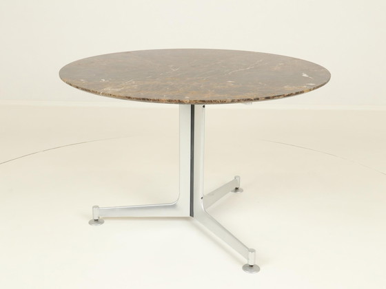 Image 1 of Round Dining Table By Freben Fabricius & Jorgen Kastholm For Kill International, Germany, 1960S