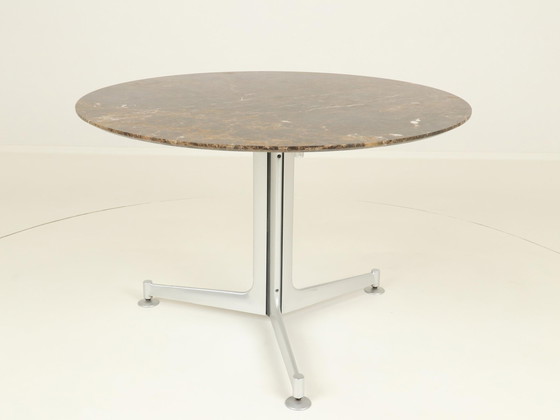 Image 1 of Round Dining Table By Freben Fabricius & Jorgen Kastholm For Kill International, Germany, 1960S