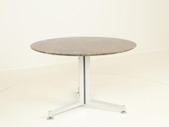 Image 1 of Round Dining Table By Freben Fabricius & Jorgen Kastholm For Kill International, Germany, 1960S