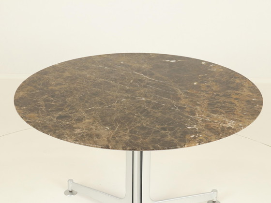 Image 1 of Round Dining Table By Freben Fabricius & Jorgen Kastholm For Kill International, Germany, 1960S