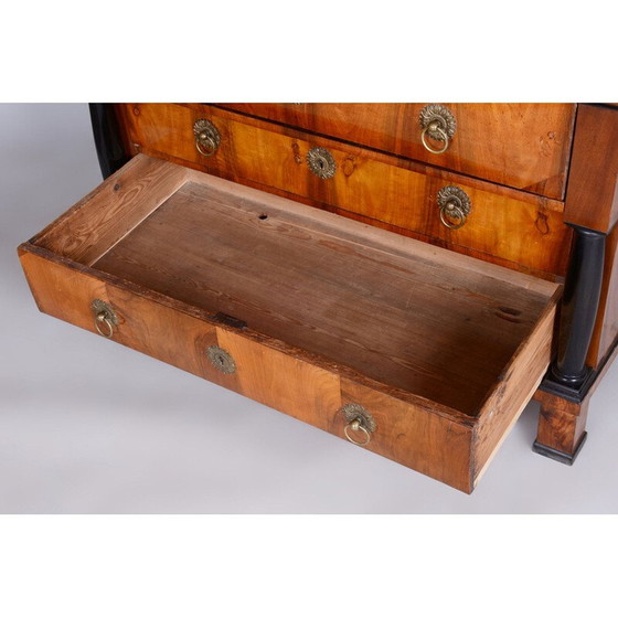 Image 1 of Vintage Biedermeier walnut chest of drawers, Czechoslovakia 1820-1829