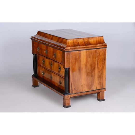 Image 1 of Vintage Biedermeier walnut chest of drawers, Czechoslovakia 1820-1829