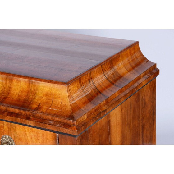 Image 1 of Vintage Biedermeier walnut chest of drawers, Czechoslovakia 1820-1829