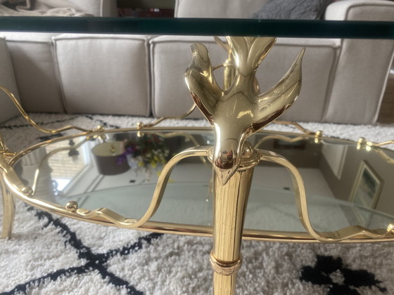 Image 1 of Vintage Hollywood Regency coffee table