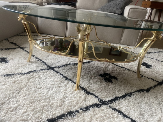 Image 1 of Vintage Hollywood Regency coffee table