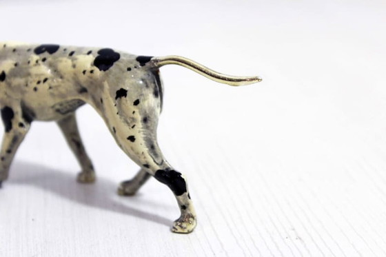 Image 1 of Dalmatian in solid pewter 1970/80