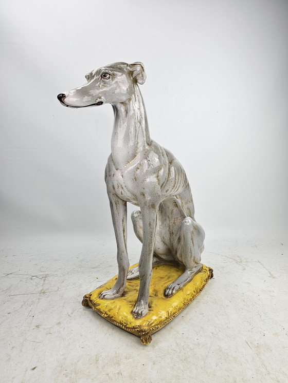 Image 1 of Greyhound ceramic Made in Italy