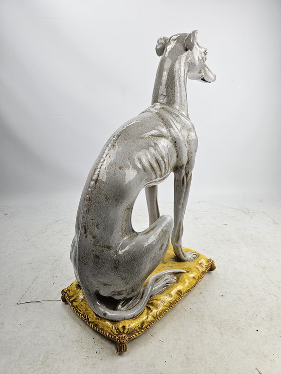 Image 1 of Greyhound ceramic Made in Italy