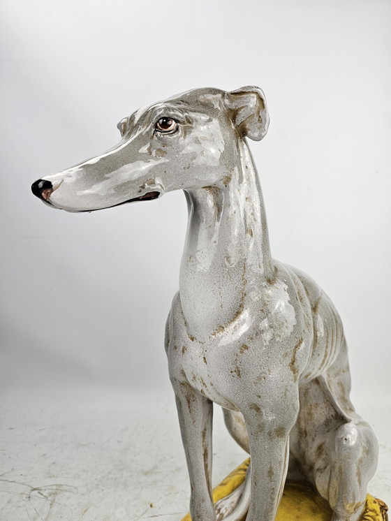 Image 1 of Greyhound ceramic Made in Italy