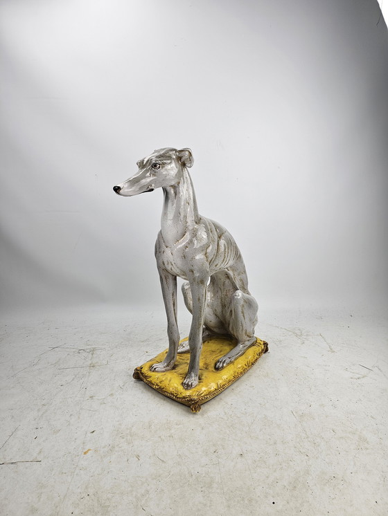 Image 1 of Greyhound ceramic Made in Italy