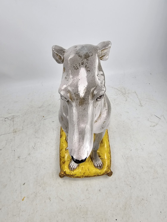 Image 1 of Greyhound ceramic Made in Italy