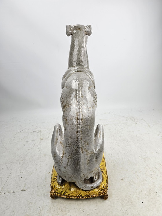 Image 1 of Greyhound ceramic Made in Italy