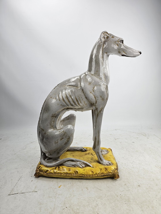 Image 1 of Greyhound ceramic Made in Italy