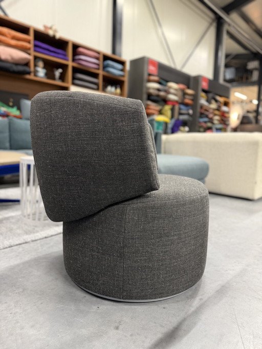 Rolf Benz 684 Armchair Gray Fabric