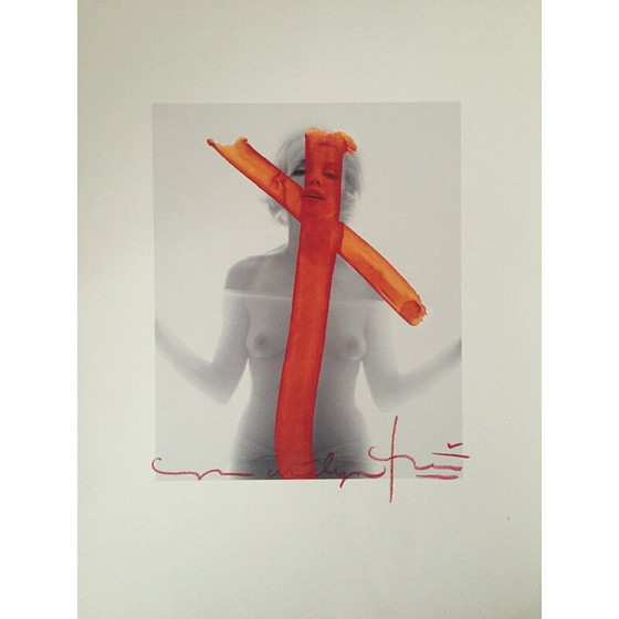 Image 1 of Fotografía antigua "Crucifijo de Marilyn" de Bert Stern