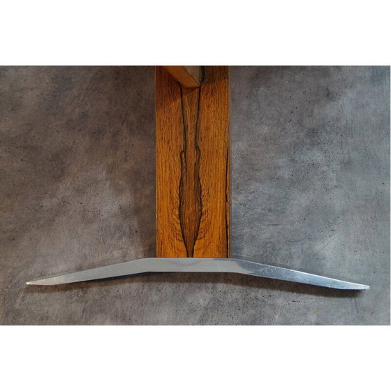 Image 1 of Vintage adjustable rosewood table by K & G, Germany 1960