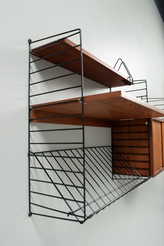 Image 1 of String 'the ladder shelf' wall system