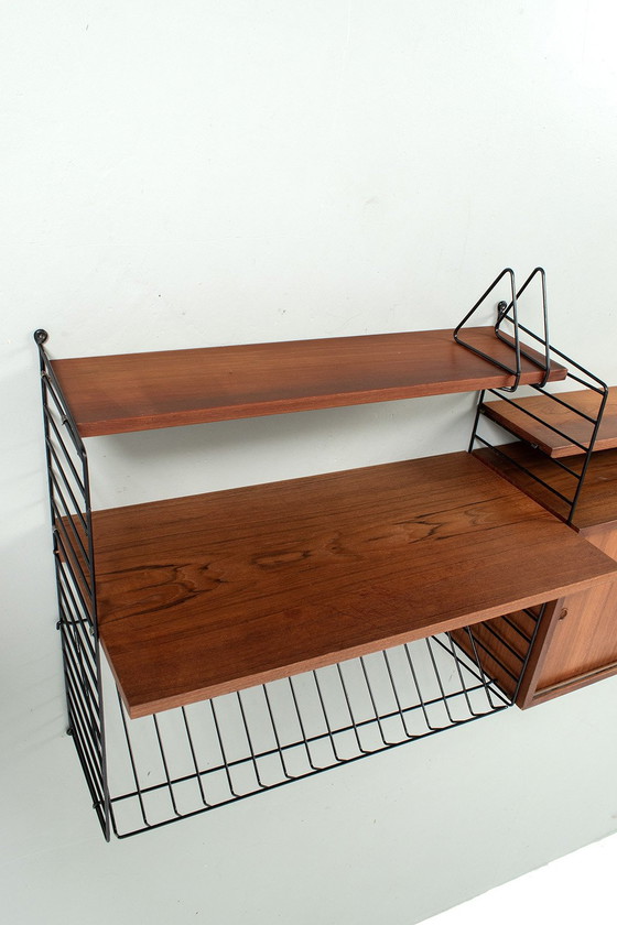 Image 1 of String 'the ladder shelf' wall system