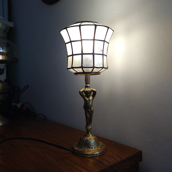 Image 1 of lampe de table en nacre