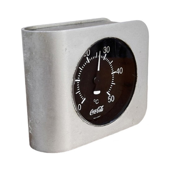 Image 1 of Vintage Coca-Cola table thermometer in metal and plastic, Germany 1970