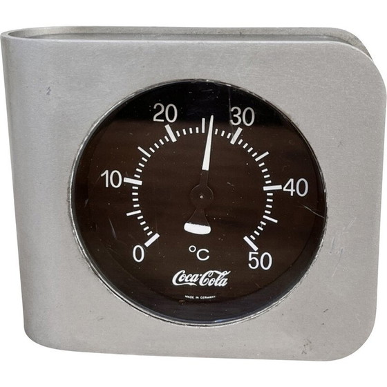 Image 1 of Vintage Coca-Cola table thermometer in metal and plastic, Germany 1970