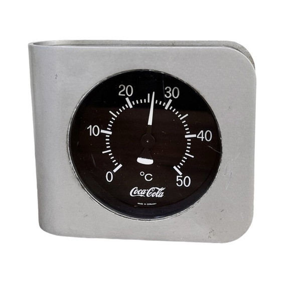 Image 1 of Vintage Coca-Cola table thermometer in metal and plastic, Germany 1970