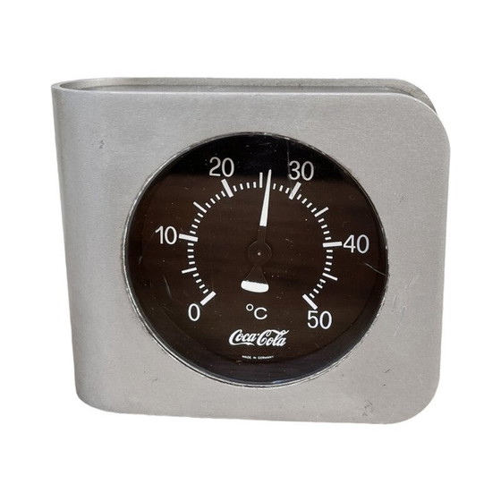 Image 1 of Vintage Coca-Cola table thermometer in metal and plastic, Germany 1970