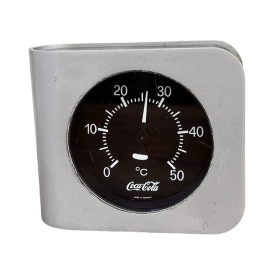 Image 1 of Vintage Coca-Cola table thermometer in metal and plastic, Germany 1970