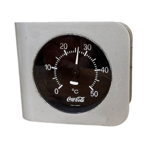 Image 1 of Vintage Coca-Cola table thermometer in metal and plastic, Germany 1970