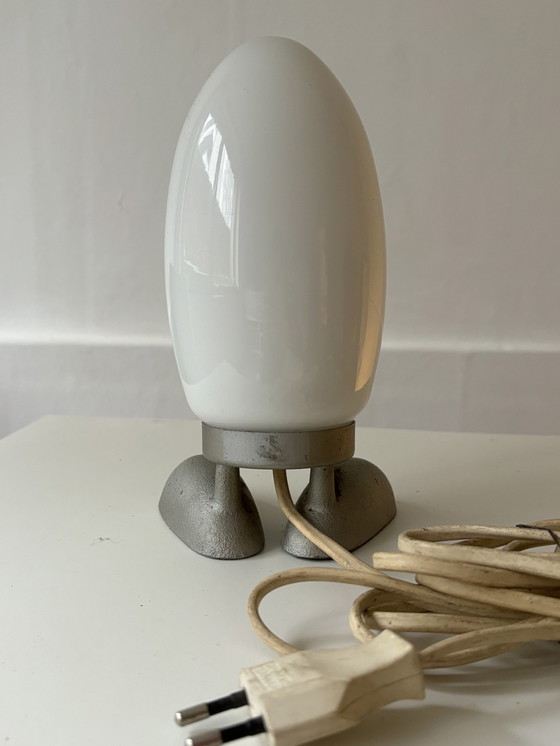 Image 1 of Vintage Ikea Fjorton Dino Egg Lamp