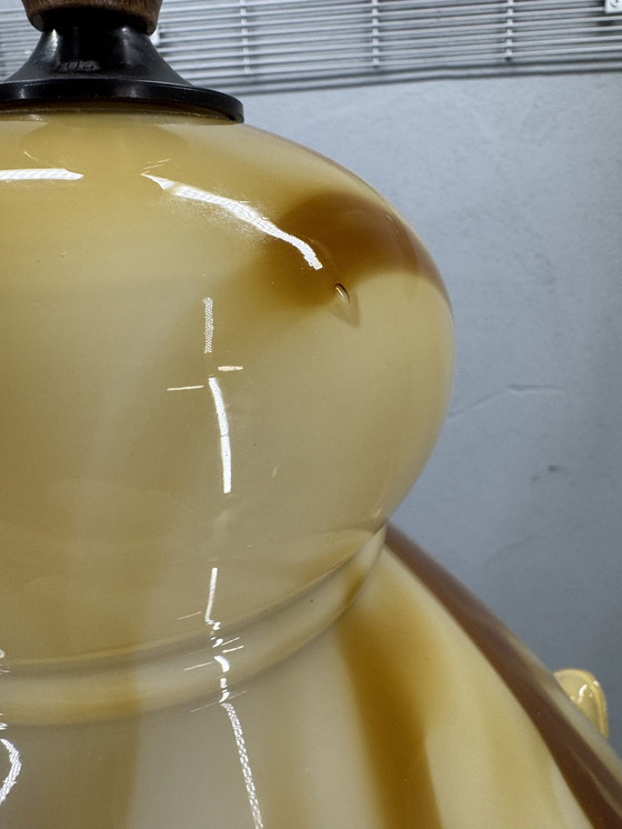 Image 1 of Vintage Flamed Pendant Lamp Herda