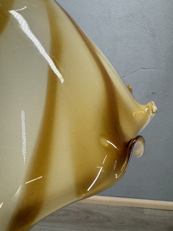 Image 1 of Vintage Flamed Pendant Lamp Herda