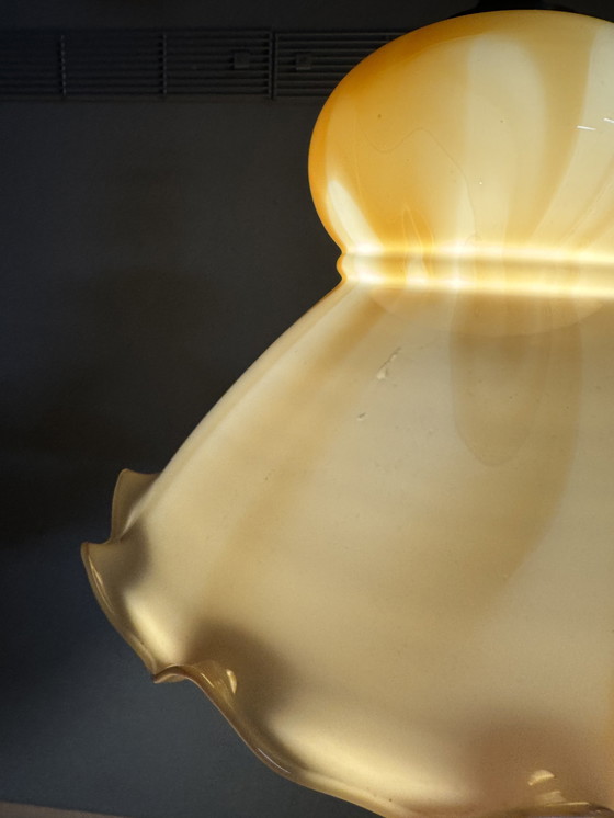 Image 1 of Vintage Flamed Pendant Lamp Herda