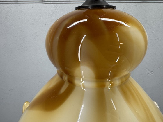 Image 1 of Vintage Flamed Pendant Lamp Herda