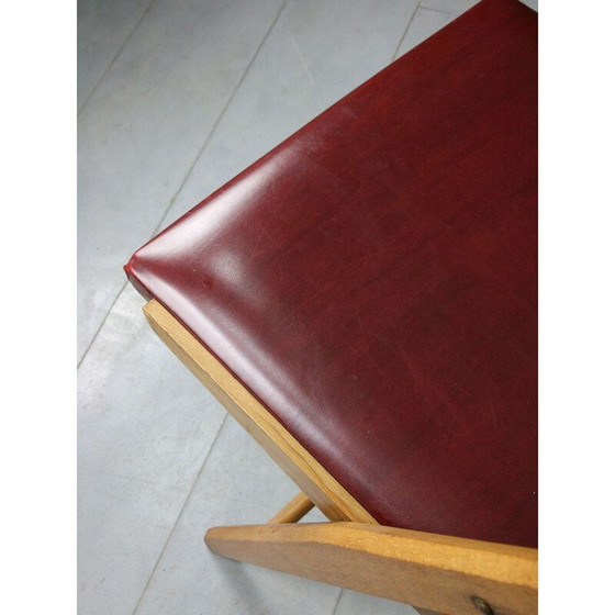 Image 1 of Vintage red Eden folding chair by Gio Ponti