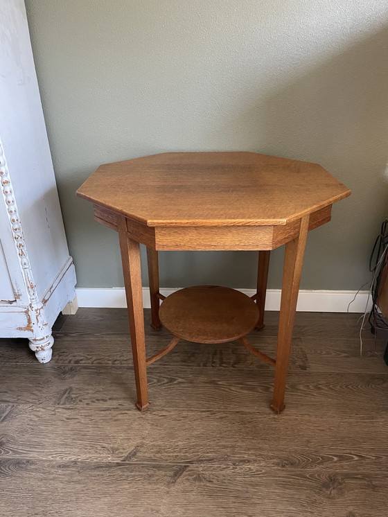 Image 1 of Art deco side table Amsterdam School