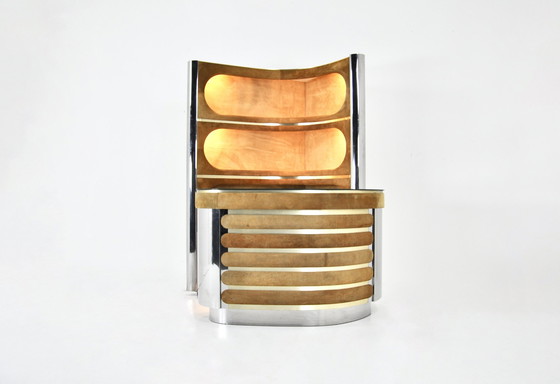 Image 1 of Bar Set Attributed To Willy Rizzo, 1970S