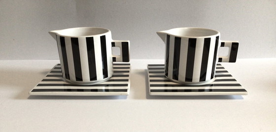 Image 1 of Mique Sweden 1980s, Postmodern Tableware Parts