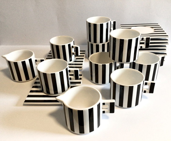 Image 1 of Mique Sweden 1980s, Postmodern Tableware Parts