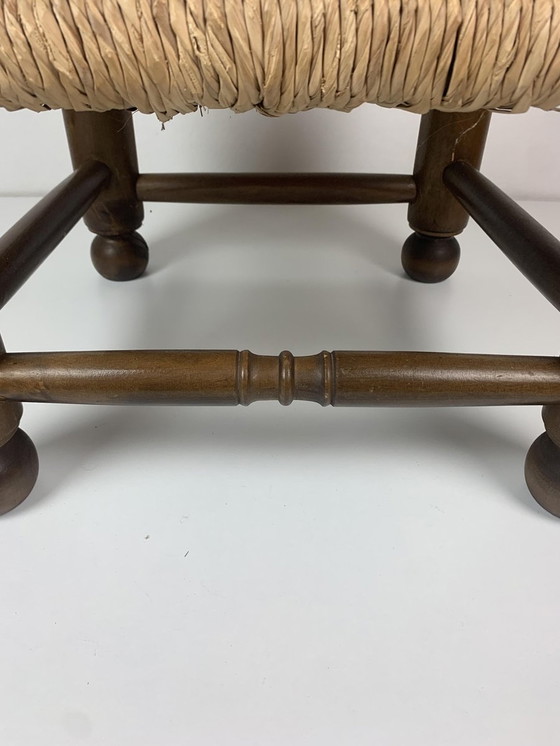 Image 1 of Chaise basse en jonc Bobbin