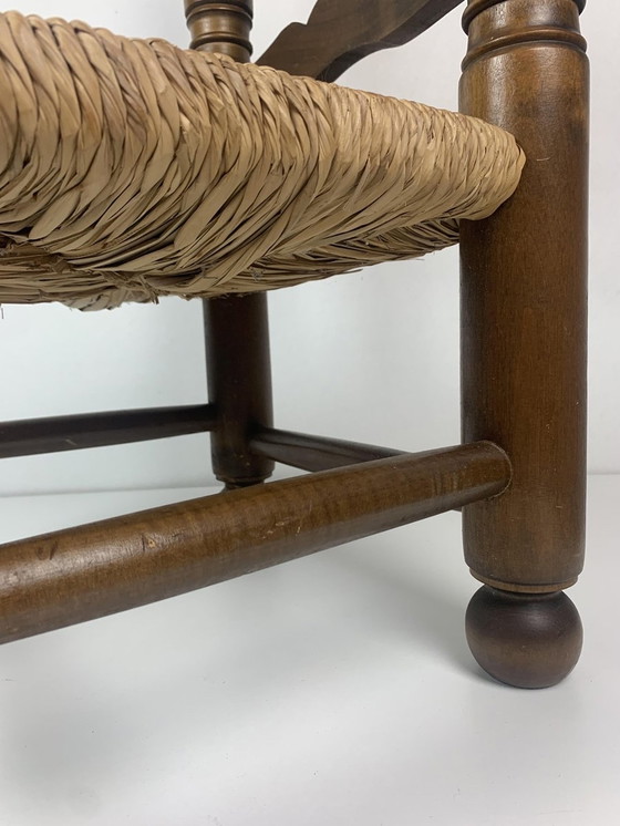 Image 1 of Chaise basse en jonc Bobbin