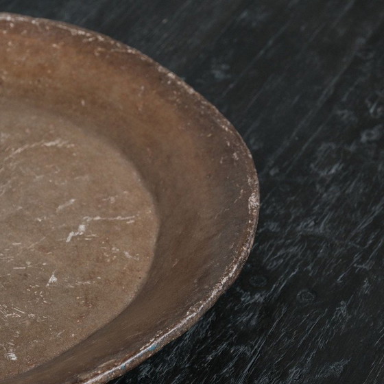Image 1 of Vintage primitive stone tray, Nepal 1930