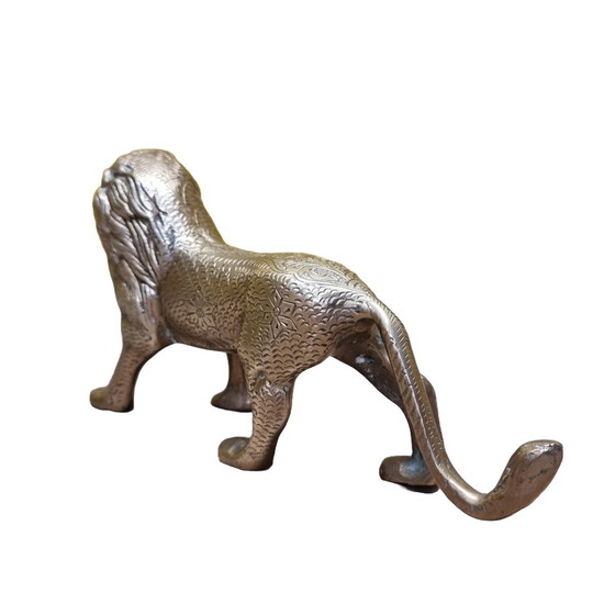 Image 1 of Vintage Solid Brass Lion