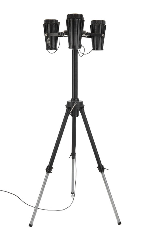 Industrial Re-designs standing tripod lamp