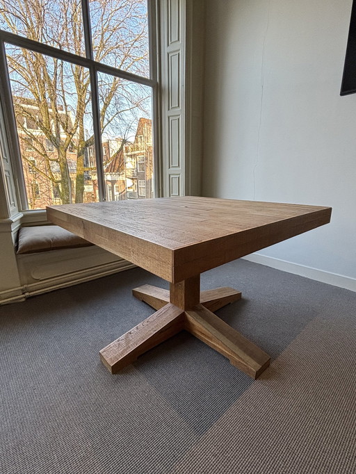 Piet Hein Eek Oak Canteen Table 120 X 120